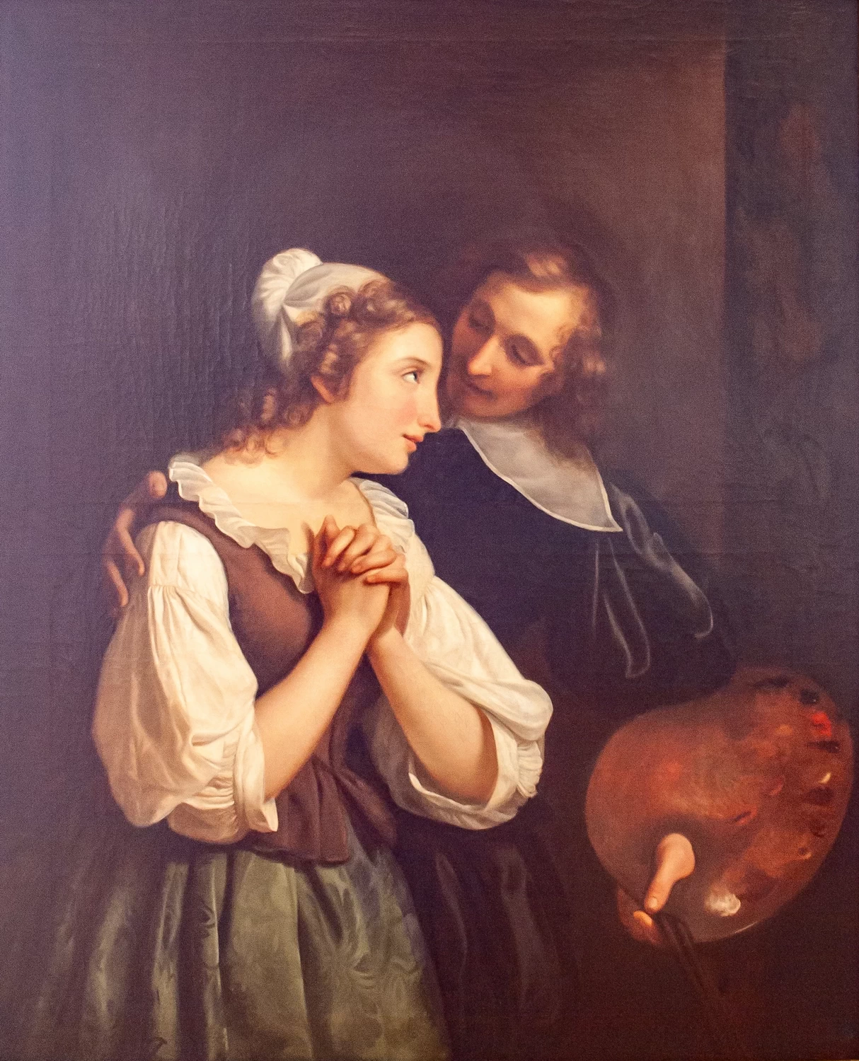 Van Dyck mostra un dipinto con la leggenda di San Martino - Museo Broel, Courtrai